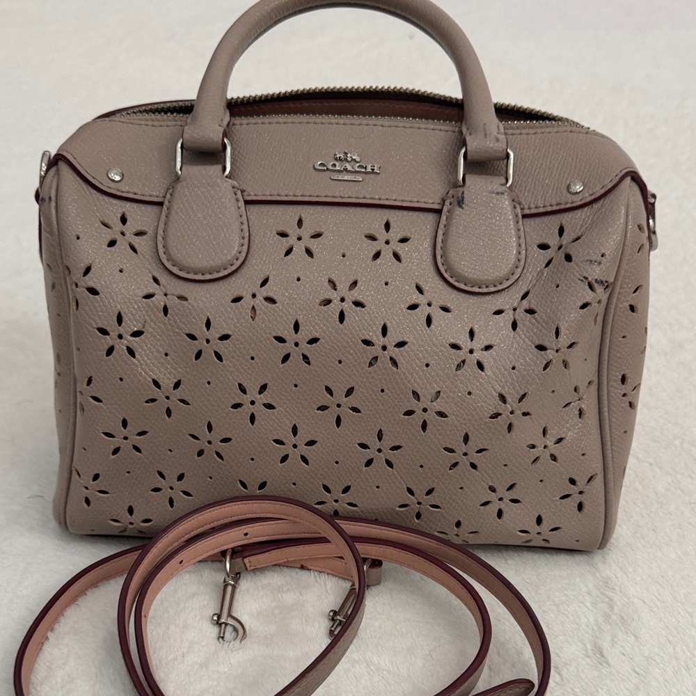 Coach Laser cut mini Satchel